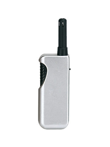 Mini-Stabfeuerzeug Brussels 49 Metallic Silber/Schwarz
